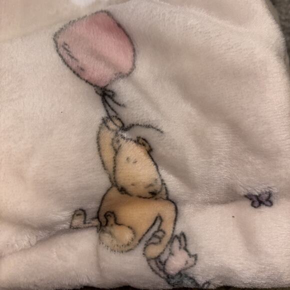 Winnie the Pooh Bear Collection Disney Plush Baby Blanket & Swaddle Balloon New - Picture 5 of 8